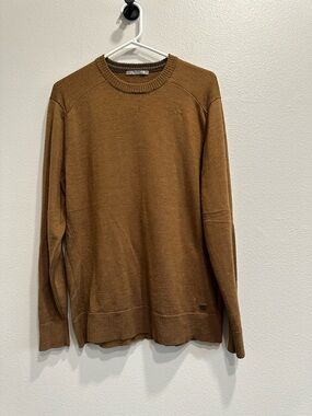 Smartwool Men's Crewneck Sweater in Brown,merino wool,large,outdoor